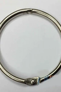 Kilitli Yuvarlak Halka, 4cm - 100 Adet