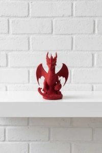 Kırmızı Ejderha Biblo 12 cm