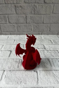 Kırmızı Ejderha Biblo 12 cm