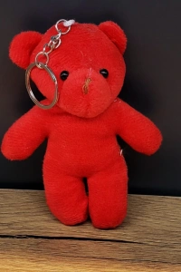 Kırmızı Hediyelik Kese İçinde Ayıcık