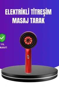 Kırmızı Işık Terapi Özellikli Saç Derisi Masaj Tarak Anti Dökülme