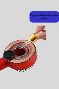 Kırmızı Işık Terapi Özellikli Saç Derisi Masaj Tarak Anti Dökülme