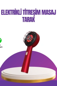 Kırmızı LED Işıklı Saç Derisi Masaj Aleti