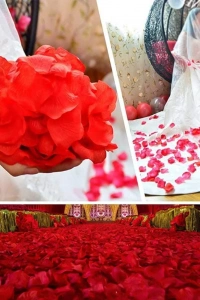 Kırmızı Renk Gül Yaprağı – 1 Paket 100 Adet