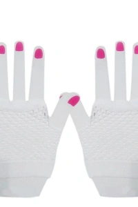 Kısa Beyaz File Eldiven