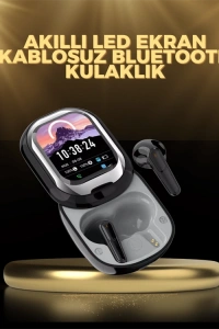 Kişiselleştirilebilir LED Ekranlı Bluetooth Kulaklık – Oyun & Müzik Modlu