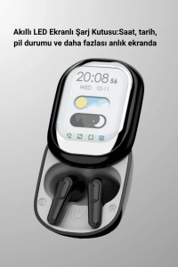 Kişiselleştirilebilir LED Ekranlı Bluetooth Kulaklık – Oyun & Müzik Modlu