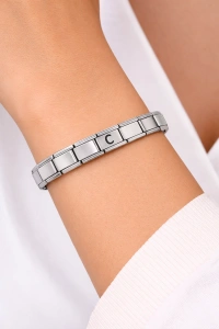 Kişiye Özel C Harfli Çelik Bileklik – Paslanmaz Çelik İtalyan Model Harfli Bilezik