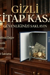 Kitap Görünümlü Gizli Kasa