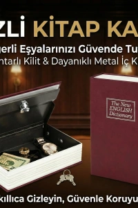 Kitap Görünümlü Gizli Kasa