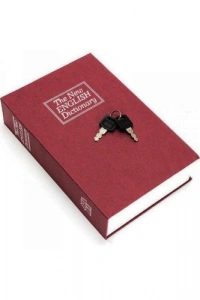 Kitap Görünümlü Kilitli Gizli Kasa