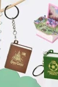 Kitap Şeklinde 3D Anahtarlık