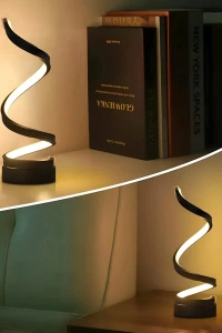 Kıvrımlı Spiral Gece Lambası