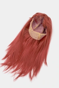 Kızıl Renk Düz Kesim Peruk