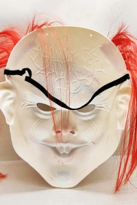 Kızıl Saçlı Joker Palyaço Maskesi