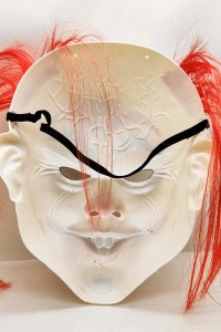 Kızıl Saçlı Joker Palyaço Maskesi