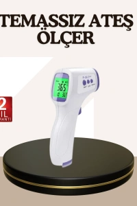 Kızılötesi Alından Temassız Ateş Ölçer Akıllı Sesli Uyarı