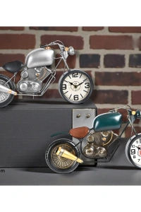 Klasik Motor Tasarımlı Masaüstü Saat