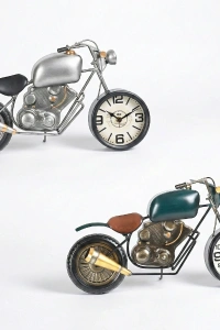 Klasik Motor Tasarımlı Masaüstü Saat