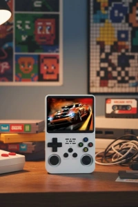 Klasik Oyun Konsolu 64 Bit İşlemci ve Çift Kart Girişi Özellikli