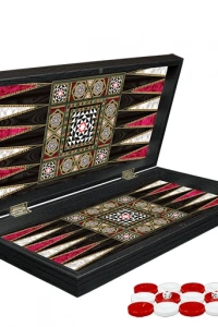 Klasik Sedef İşlemeli Tavla Model 1