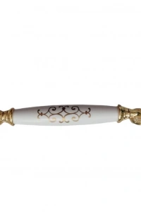 Klasik Silindir Kulp Altın 128 mm