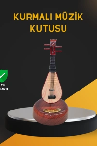 Klasik Ud Figürlü Melodili Müzik Kutusu Şık Hediyelik