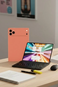 Klavyeli Android Tablet Geniş Hafıza Seçenekleri ve IPS Ekran