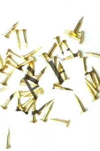 Klips, Menteşe, Ayağı Çivisi 7mm Çelik - Sarı 100gr