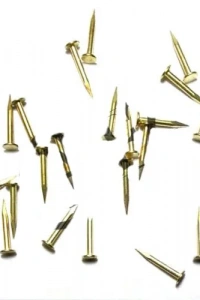 Klips, Menteşe, Ayağı Çivisi 9mm Çelik - Sarı 10gr