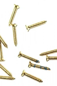 Klips, Menteşe, Ayak, Ağaç, Sunta Vidası 2,2x13 mm - Sarı 100 Adet