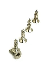 Klips, Menteşe, Ayak, Ağaç, Sunta Vidası 2,2x7,5mm - Nikel 100 Adet