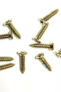 Klips, Menteşe, Ayak, Ağaç, Sunta Vidası 2,2x9,5mm - Sarı 100 Adet