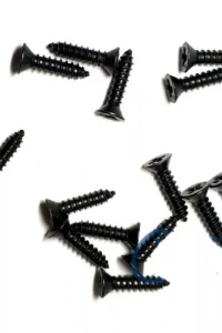 Klips, Menteşe, Ayak, Ağaç, Sunta Vidası 2,2x9,5mm - Siyah 100 Adet