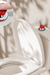 Klozet Sifon Tuşu Kalp Tasarımlı