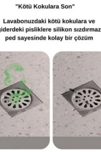 Koku Önleyici Silikon Gider Kapağı