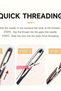 Kolay İplik Geçirilen İğne Seti 12 Adet