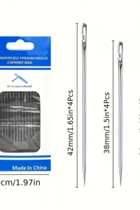 Kolay İplik Geçirilen İğne Seti 12 Adet
