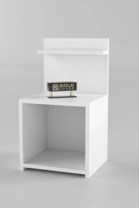 Komodin Raf Salon Ofis Dolabı Beyaz