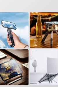 Kompakt Manyetik Telefon Tablet Laptop Tutucu