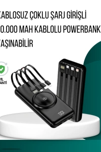 Kompakt Tasarım, Güçlü Performans – 10000mAh Kablosuz Powerbank