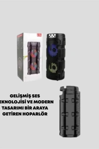 Kompakt Tasarım, Yüksek Ses Performansı – Çoklu Giriş Seçenekli Kablosuz Hoparlör (Bluetooth, USB, SD Kart, AUX)