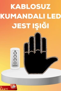 Kompakt Tasarımlı LED Jest Işığı – Selam ve Teşekkür Modları