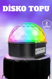 Kompakt Tasarımlı, Telefon Kontrollü Disko Topu Işıkları