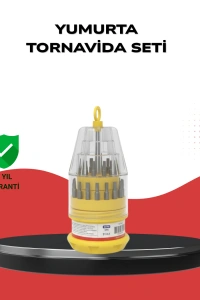 Kompakt Tornavida Seti Elektronik Cihaz Tamiri İçin