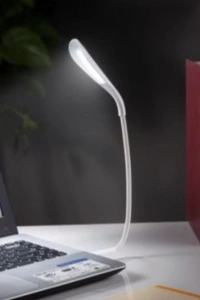 Kompakt USB Beyaz 14 Ledli 3 Kademeli Dokunmatik Okuma Lambası