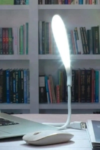 Kompakt USB Beyaz 14 Ledli 3 Kademeli Dokunmatik Okuma Lambası