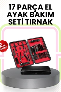 Kompakt ve Şık Tasarımlı 17 Parça Bakım Seti