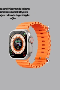 Kordonlu Akıllı Saat – Sesli Görüşme, GPS, Nabız ve Uyku Takibi