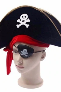 Korsan Şapka Göz Bandı Seti